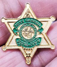 Vintage Obsolete Orange County California Sheriff Pin Serial Numbered #314 of 2K picture