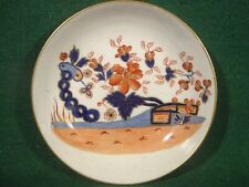 Porcelain Saucer Chinese Export Style Decoration Rocks Flowers C1800 Antique picture
