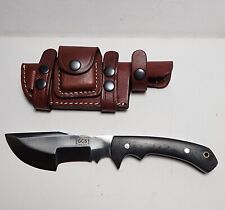 GCS Handmade G10 Handle D2 Tool Steel Tactical, Tracker, Hunting, Leather Sheath picture