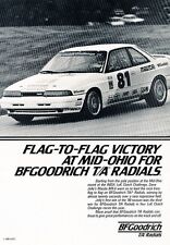 1989 Mazda Mx-6 IMSA Race Original Advertisement Print Car Ad J528 picture