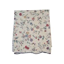 Vintage Laura Ashley FULL size floral top Flat Bed sheet 1980's Cottage Grandma picture