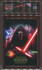 2015 STAR WARS: THE FORCE AWAKENS PROMO 2 HG GEM MINT 10 HEROES GRADING picture