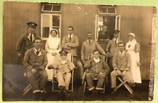 WW1 British Troops Nurses RPPC Vintage Postcard Social History picture