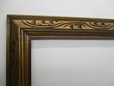 Large Old/VTG Solid Carved Wood Picture  Frame Fits  21 3/4