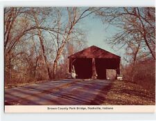 Postcard Brown County Park Bridge, Nashville, Indiana picture