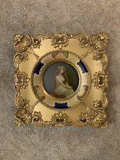 Antique Gilded Frame 1905 Vienna Art Plate Risqué Absolutely Beautiful Women picture