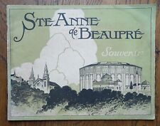 Sainte Anne de Beaupré Quebec Canada Antique Photo Booklet 8-1/2 x 11