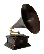 ANTIQUE VICTOR VI ORIGINAL WOOD HORN  PHONOGRAPH - WE SHIP WORDWIDE picture