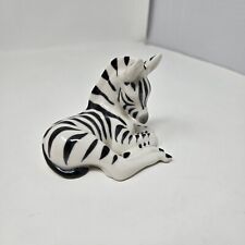 Vintage Lomonosov Porcelain Figurine Baby Zebra 3