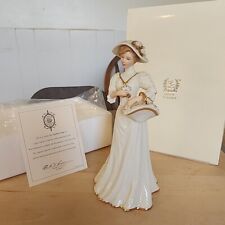Lenox Victorian Lady of Fashion Garden Party Figurine 1999 Vtg 24KT Gold Accents picture