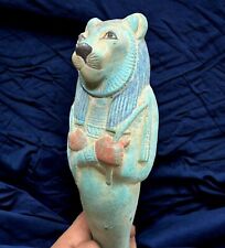 Sekhmet Statue RARE ANCIENT EGYPTIAN ANTIQUE Goddess Of War with Face Lion BC picture