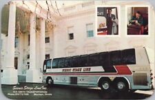 Morrison, Illinois Bus Advertising Postcard 