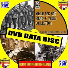18000 HISTORIC 1st WORLD WAR PHOTOS/VIDEOS WW1 TANKS PLANES SUBS SHIPS ARMS DVD  picture
