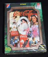 1995 COLLECT-A-CARD- Coca-Cola SUPER PREMIUM Factory SEALED BOX w Inserts Holo`s picture
