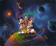 Mickey Mouse Walt Disney Fine Art Jim Warren Signed Lt Ed 25 Disney World PRE ED picture
