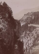 Antique 1899 Pont Napoléon sur Gave Pau Hautes Pyrénées Montagne picture