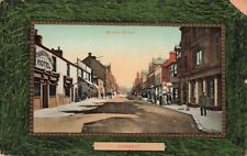 Middle Street Consett County Durham England Shakespeare Hotel 1912 Postcard picture