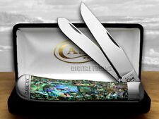Case xx Knives Trapper Genuine Abalone Pocket Knife Stainless 12000 picture