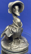 Vintage Schmid Fine Pewter ~ Jemima Puddle-Duck Figurine ~ 0001 picture