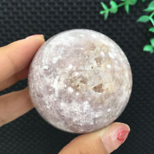 53mm Pink Amethyst Stone Sphere Ball Quartz Crystal Specimen Healing picture