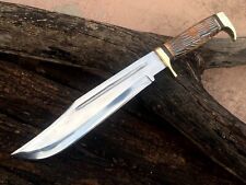 SHARD CUSTOM HAND FORGED STEEL HUNTING SURVIVAL CLEAVER BOWIE KNIFE W/SHEATH picture