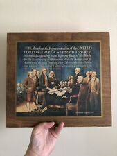 Vintage Commemorative Plaque for America’s Bicentennial & Invention of the Phone picture