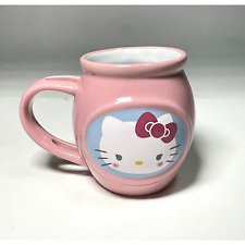 Y2k Vintage Pink Hello Kitty Coffee Mug Cup Ceramic Pink Cute Collectible 4