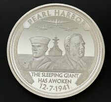 Pearl Harbor Sleeping Giant has Awoken First Wave Medal Coin Bradford Exchange picture