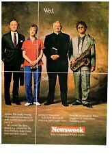 1989 Voice of Newsweek My Turn Double Page Vintage Print Advertisement picture