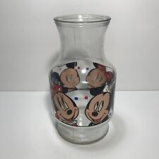 Vintage Walt Disney Anchor Hocking Glass Carafe/Decanter Mickey Mini Donald picture