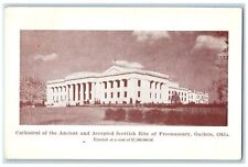 c1940's Cathedral Of The Ancient & Scottish Rite Freemasonry Guthrie OK Postcard picture
