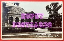 EXPOSITION PARK ART MUSEUM, LOS ANGELES, CA ~ REAL PHOTO postcard ~192Os picture