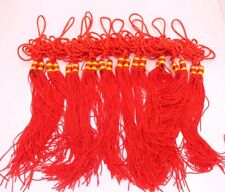 10 PCS Red Chinese knotting Chinese Knot Feng Shui Red Tassel 10