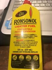 Ronsonol Best Lighter Fuel 8 OZ Bottle works with All Wick-Type Lighters  picture