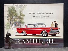 ORIGINAL DEALER VINTAGE BROCHURE 1960 RAMBLER FULL SIZE MODELS picture