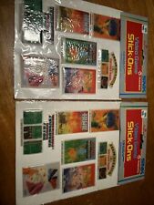 1988 Nintendo Games Puffy Sticker Sheet ~ Double Dragon, Iron Tank, Ikari NEW picture
