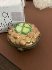 PHB Luck Of The Irish Pot Of Gold Trinket Box MINT in Original Box picture