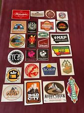New Sticker Lot of 25 different Craft Beer Decals picture