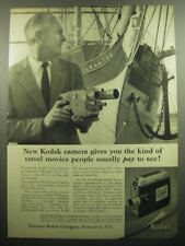 1957 Kodak Cine-Kodak K-100 Turret Camera Advertisement - Travel Movies picture
