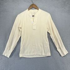 Vintage US Military Shirt Men's Small Under Henley Type 1 Winter Wool Vietnam E picture
