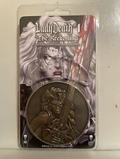 Lady Death 30th Anniversary Gold Challenge Coin * 2.75” - 4oz * Limited to 99 picture
