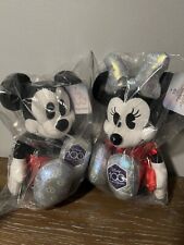 Disney Mickey and Minnie Mouse Plush 100th Platinum Anniversary Years of Wonder picture