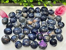Wholesale Lot 2 Lbs Natural Sodalite Tumble Healing Energy Nice Quality picture