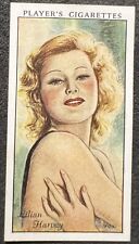 1934 PLAYERS CIGARETTES FILM STARS SERIES 1 LILIAN HARVEY #25 NM picture