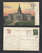 1908 STATE CAPITAL LANSING MICH MICHIGAN POSTCARD picture