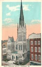 Vintage Postcard Zion's Reformed Church Parish Building Allentown Pennsylvania picture