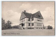 c1940's High School Exterior Scene Peterboro NH Unposted Rotograph Postcard picture