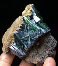 230g EXCELLENT CLEAR BLUE GREEN VIVIANITE CRYSTALS SPECIMEN FROM Brazil #564 picture