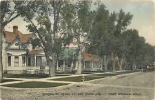 Postcard C-1910 Colorado Fort Morgan Corner Deuel Bijou hand colored 24-5163 picture
