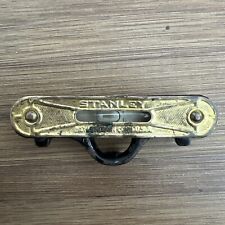 Antique Early 1900s Brass Ornate Stanley Pocket Line Level picture